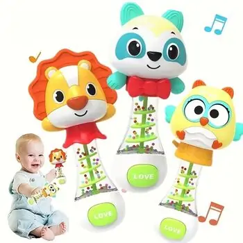 Colorful Soft Baby Rattle - ბავშვის ჩხრიალა სათამაშო, 5 image