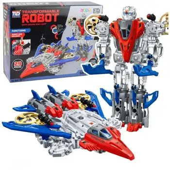 Rocket Transformer Robot With Light - სათამაშო ტრანსფორმერი რობოტი, 2 image