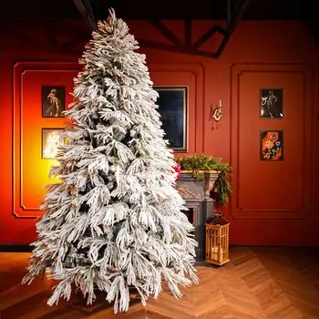 Christmas Tree 270 CM PE + PVC Snow-Covered - დათოვლილი ნაძვის ხე შერეული სილიკონის წიწვებით