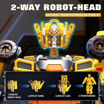 Construction Robot Transformers - სათამაშო ტრანსფორმერი რობოტი, 4 image