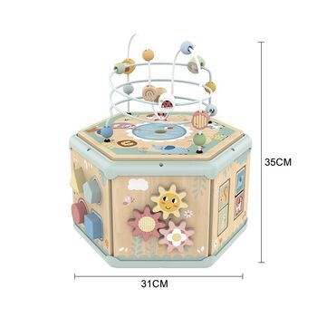 Wooden Movable Cube Building Block Toy — ხის მოძრავი კუბიკების ასაწყობი სათამაშო, 5 image