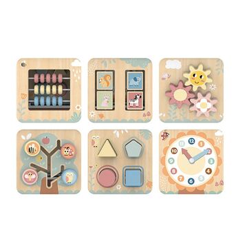 Wooden Movable Cube Building Block Toy — ხის მოძრავი კუბიკების ასაწყობი სათამაშო, 4 image
