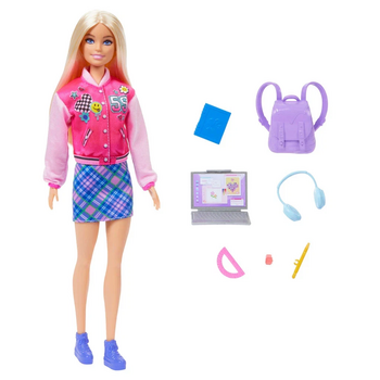Barbie Doll & Fashion School Casual Set - ბარბის თოჯინა სასკოლო ნაკრებით
