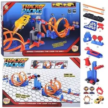Racing Track  With 2 Pull Back Car - სათამაშო ტრასა, 2 image
