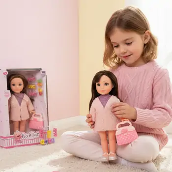 Beautiful Doll With Handbag - საბავშვო სათამაშო ჩანთით, 2 image