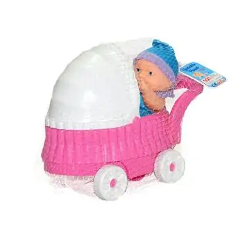Doll with Carriage - სათამაშო თოჯინა ეტლით, 3 image
