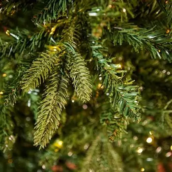 Christmas Tree With Mixed Silicone Needles And Lights PE+PVC 210 CM  - ნაძვის ხე შერეული სილიკონის წიწვებით და ანათებით, 8 image