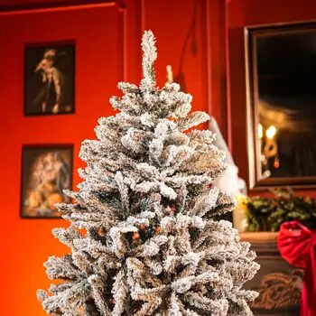 Snow-Covered Christmas Tree საახალწლო ნაძვის ხე დათოვლილი ტოტებით 180 სმ, 5 image