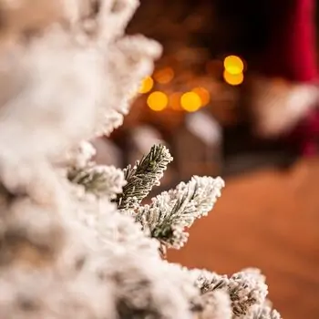 Snow-Covered Christmas Tree საახალწლო ნაძვის ხე დათოვლილი ტოტებით 180 სმ, 12 image