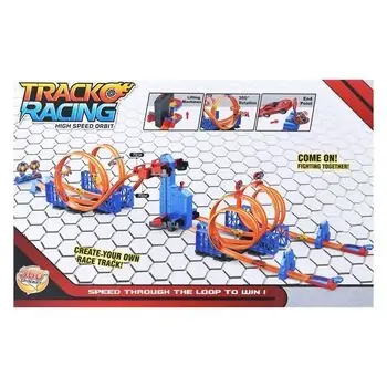 Racing Track  With 2 Pull Back Car - სათამაშო ტრასა, 4 image