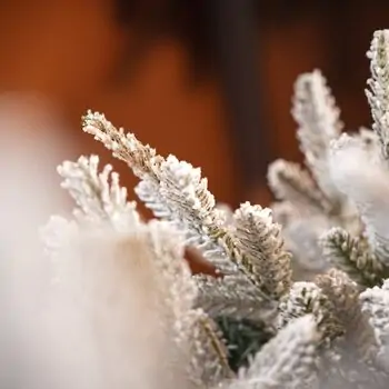 Snow-Covered Christmas Tree PE+PVC 240 CM - დათოვლილი ნაძვის ხე შერეული სილიკონის წიწვებით, 6 image
