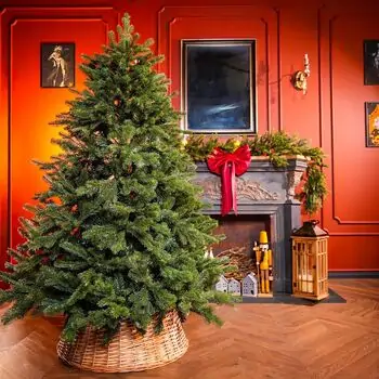 Christmas Tree PE+PVC 180 CM - საახალწლო ნაძვის ხე შერეული სილიკონის წიწვებით