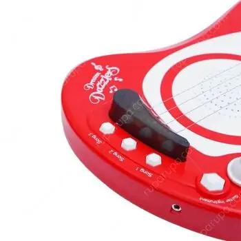 Electric Guitar Red - სათამაშო ელექტრო გიტარა, 8 image