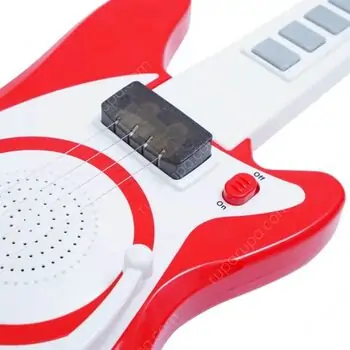 Electric Guitar Red - სათამაშო ელექტრო გიტარა, 9 image