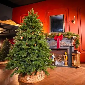 Christmas Tree PE+PVC 180 CM - საახალწლო ნაძვის ხე შერეული სილიკონის წიწვებით, 9 image