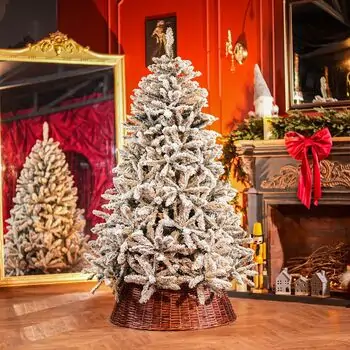 Snow-Covered Christmas Tree საახალწლო ნაძვის ხე დათოვლილი ტოტებით 180 სმ