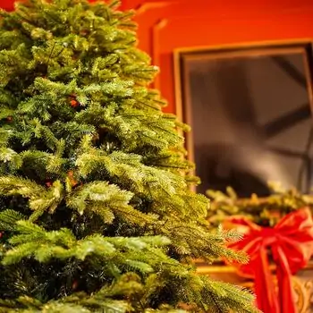 Christmas Tree With Mixed Silicone Needle PE+PVC 180 CM - ნაძვის ხე შერეული სილიკონის წიწვებით, 4 image