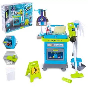 Cleaner Trolley Set - სათამაშო დასუფთავების ნაკრები