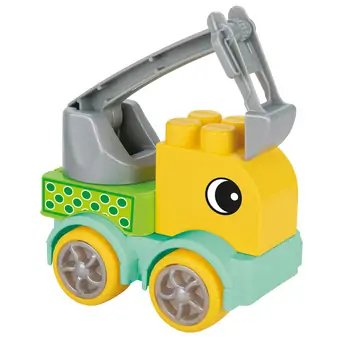 Pilsan 03 607 Master Bloks Construction Trucks Set ასაწყობი სათამაშო მანქანა, 3 image