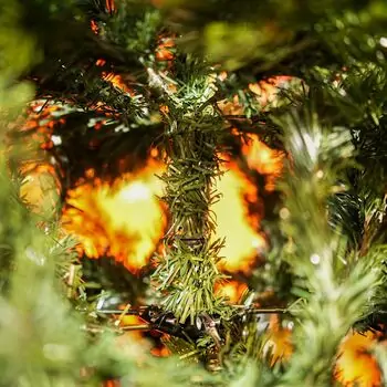 Christmas Tree With Mixed Silicone Needle PE+PVC 180 CM - ნაძვის ხე შერეული სილიკონის წიწვებით, 9 image