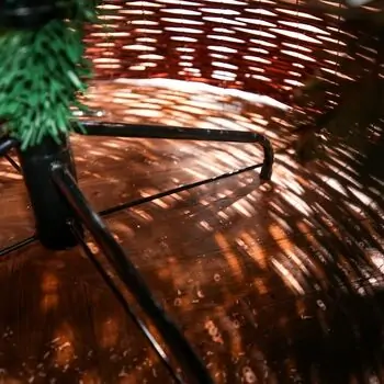 Christmas Tree With Mixed Silicone Needle, Pine Cones And Berries PE+PVC 210 CM - ნაძვის ხე შერეული სილიკონის წიწვებით, გირჩით და კენკრით, 5 image