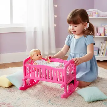 Baby Cradle Toy - სათამაშო თოჯინის საწოლი, 2 image