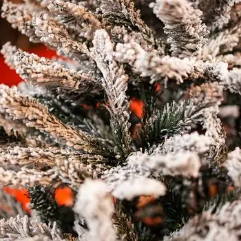 Snow-Covered Christmas Tree საახალწლო ნაძვის ხე დათოვლილი ტოტებით 180 სმ, 4 image