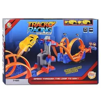 Racing Track  With 2 Pull Back Car - სათამაშო ტრასა, 3 image