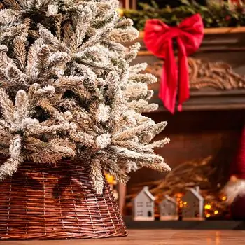 Snow-Covered Christmas Tree საახალწლო ნაძვის ხე დათოვლილი ტოტებით 180 სმ, 8 image