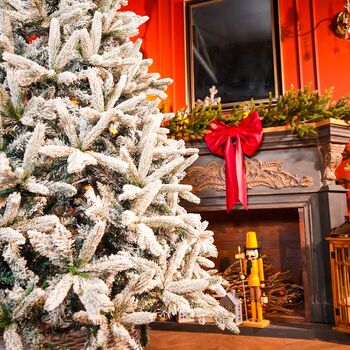 Snow-Covered Christmas Tree With Mixed Silicone Needle PE+PVC 210 CM - დათოვლილი ნაძვის ხე შერეული სილიკონის წიწვებით, 3 image