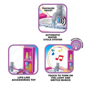 Dressing Table 2 In 1 Set - საბავშვო ტრილიაჟი, 5 image