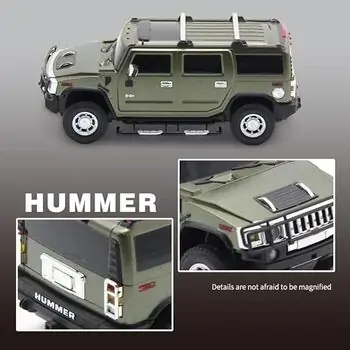 Remote Control Hummer Car - სათამაშო დისტანციურად მართვადი წითელი ჰამერის მანქანა, 9 image