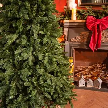 Christmas Tree PE + PVC 210 CM - ნაძვის ხე შერეული სილიკონის წიწვებით, 6 image