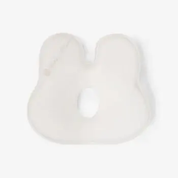 KikkaBoo Memory foam ergonomic pillow Bunny Airknit White ერგონომიული ბალიში ახალშობილისთვის