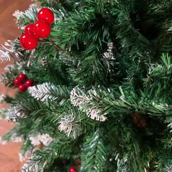Christmas Tree With Berries საახალწლო ნაძვის ხე დათოვლილი ბოლოებით და კენკრით 180 სმ (OT2074), 11 image