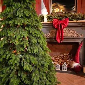 Christmas Tree PE 210 CM Green  - ნაძვის ხე 100% სილიკონი, 7 image