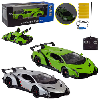 Remote Control Green Car - სათამაშო დისტაცნიურად მართვადი მანქანა, 5 image