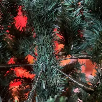 Merrywood Christmas Tree 180 CM With Pine Cones And Berries ნაძვის ხე დათოვლილი ბოლოებით გირჩით და კენკრით (OT024), 8 image