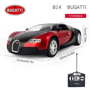 Remote Control Buggati Car Red  - სათამაშო დისტანციურად მართვადი მანქანა, 10 image