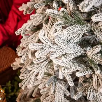 Viennese Snow-Covered Christmas Tree PE 250 CM  დათოვლილი ნაძვის ხე 100% სილიკონი, 8 image