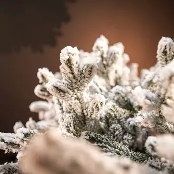 Viennese Snow-Covered Christmas Tree PE 250 CM  დათოვლილი ნაძვის ხე 100% სილიკონი, 10 image