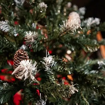 Christmas Tree With Pine Cones საახალწლო ნაძვის ხე გირჩებით 210  სმ, 2 image