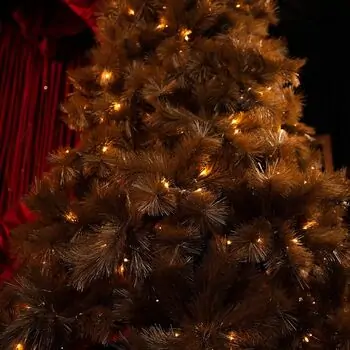 Champange Gold Christmas Tree 210 CM With Lights - საახალწლო ნაძვის ხე განათებით, 4 image