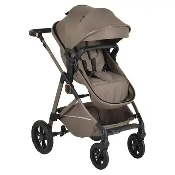 Moni Baby Stroller Lara 3in1 Beige - საბავშვო ტრანსფორმერი ეტლი, 4 image