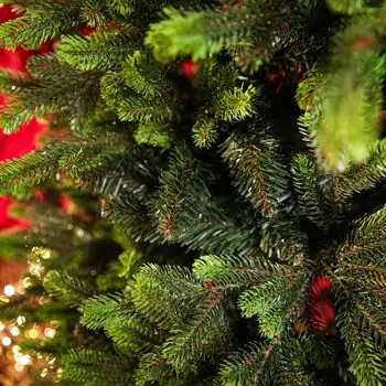 Carpathian Christmas Tree 210CM PVC + PE  Light Green Tips  ნაძვის ხე შერეული სილიკონის წიწვებით, 12 image