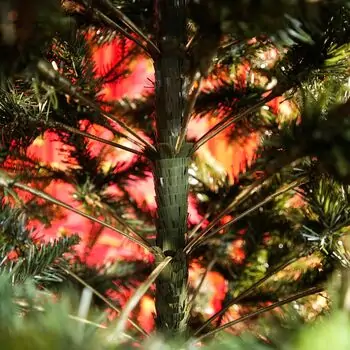 Carpathian Christmas Tree 210CM PVC + PE  Light Green Tips  ნაძვის ხე შერეული სილიკონის წიწვებით, 14 image