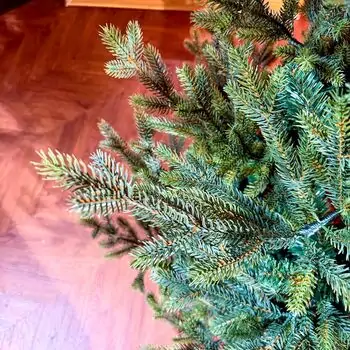 Christmas Tree PE+PVC 180 CM Green - ნაძვის ხე შერეული სილიკონის წიწვებით, 5 image