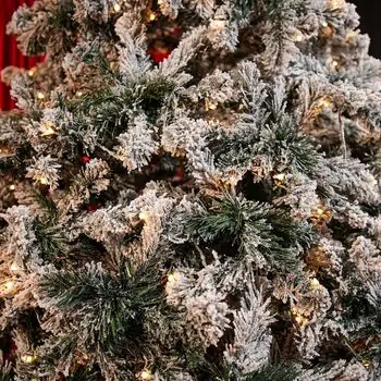 Pure Snow Christmas Tree With Lights 240 CM Snow-Covered ნაძვის ხე დათოვლილი ტოტებით და განათებით, 11 image