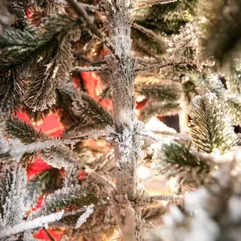 Kovalivian  Christmas Tree PE 210 CM Snow-Covered ნაძვის ხე დათოვლილი ტოტებით, 100% სილიკონი, 12 image