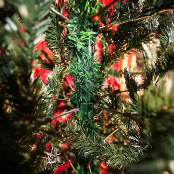 Christmas Tree With Pine Cones საახალწლო ნაძვის ხე გირჩებით 210  სმ, 13 image
